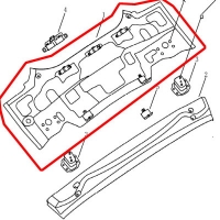 Панель кузова задняя Geely Emgrand EC7RV