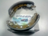 Колодки тормозные задние (без ABS) (комплект) (KӦNNER Корея) Chery A13, Forza (HB), Chery A13, Forza (Sedan), Chery Amulet (1.6,до 2010г.), Chery Amulet (до 2012г.,1.5), Geely CK1 (до 2009г.), Geely CK1F (с 2011г.)