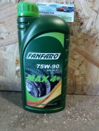 Масло трансмиссионное синтетическое Fanfaro MAX 4+ (SCT Lubricants Германия) (API GL-4+) 75W-90 1L.