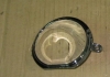 Накладка противотуманной фары левая (хром) Geely MK2