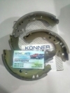 Колодки тормозные задние (с ABS) (комплект) (KӦNNER Корея) Geely CK1 (до 2009г.), Geely CK1F (с 2011г.), Geely CK2, Lifan 320 (Smily)